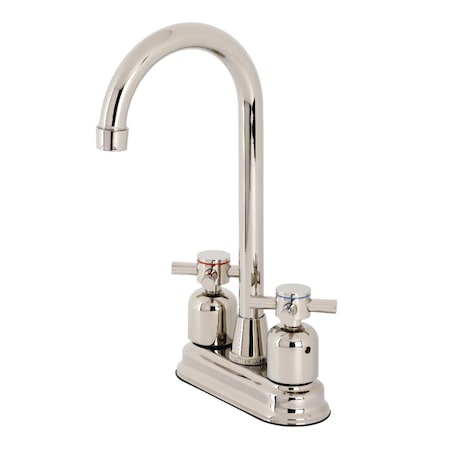 Kingston Brass KB8496DX Concord Bar Faucet, Polished Nickel KB8496DX